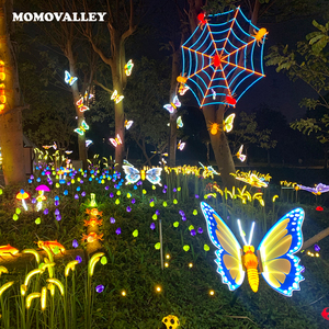 Lámpara LED de Araña Gigante Desmontable Momovalley IP65 Resistente al Agua DC12V 2m con Marco Metálico y Acabado Brillante para Exteriores, Jardín y <span class=keywords><strong>Casa</strong></span> - Product Image 3
