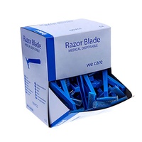 Lame de rasoir médicale jetable hommes voyage produit de soins personnels boîte d'emballage personnalisée carton ondulé boîtes en papier recyclé
