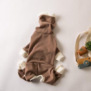 Manteau chaud en polaire et velours côtelé pour chien, col roulé, combinaison pour l'hiver, pour bouledogue <span class=keywords><strong>italien</strong></span> et <span class=keywords><strong>whippet</strong></span> - Product Image 4