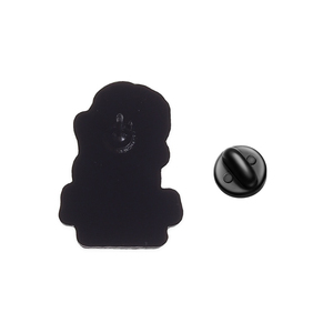 Broche émaillée « Vieille dame de dessin animé » <span class=keywords><strong>en</strong></span> <span class=keywords><strong>noir</strong></span> <span class=keywords><strong>et</strong></span> <span class=keywords><strong>blanc</strong></span> avec citation espagnole pour décorer un sac à dos - Product Image 5