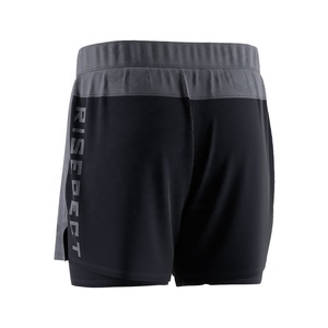 Factory Fitness Quick Dry Muscle With Liner Double Deck Mens 2 en 1 Gym Shorts Workout - Product Image 4