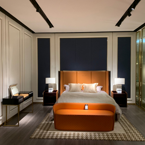 <span class=keywords><strong>Camera</strong></span> <span class=keywords><strong>da</strong></span> <span class=keywords><strong>letto</strong></span> di lusso moderno elegante <span class=keywords><strong>letto</strong></span> in pelle <span class=keywords><strong>arancione</strong></span> - Product Image 1