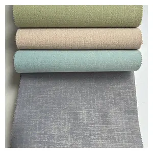 Factory Stock Cheap Price Blackout Embroidered Polyester Curtain Fabric For Living Room