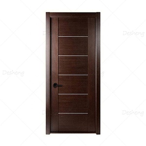<span class=keywords><strong>Puerta</strong></span> de Dormitorio Moderna de <span class=keywords><strong>Madera</strong></span> de Teca, Paneles de <span class=keywords><strong>Puerta</strong></span> de <span class=keywords><strong>Madera</strong></span> Sólida para Hotel, Puertas Interiores de WPC - Product Image 5