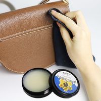 Produit d'entretien du cuir professionnel cire de polissage cuir naturel cire imperméable facile à essuyer cire d'abeille chaussure en cuir pâte douce et lisse