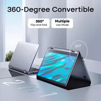 Computer Portatile con Schermo Touch 360 Gradi 11.6 Pollici Yoga Intel N3350 6GB 8GB RAM 128GB SSD 512GB Laptop PC per Studenti e Istruzione