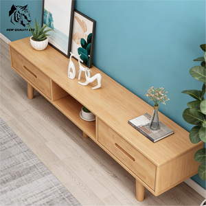 Meuble TV en bois, nouveau design, fabriqué en Chine, prix avantageux, personnalisable, grand stock disponible, prêt à être expédié, meuble de salon tendance. - Product Image 5