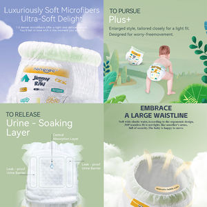 Premium <span class=keywords><strong>Jimmy</strong></span> Riki (Ninolac) Pantalones de entrenamiento para bebés Venta al por mayor 3D Borde a prueba de fugas Suave Transpirable Spandex/Poliéster/Algodón 28-45 Lbs - Product Image 4