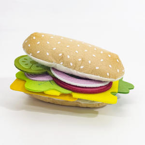 Ensemble de jouets en feutre pour <span class=keywords><strong>hamburger</strong></span>, sandwich, hot dog, <span class=keywords><strong>maison</strong></span>, vente en gros de marque BC, origine Jiangsu - Product Image 6
