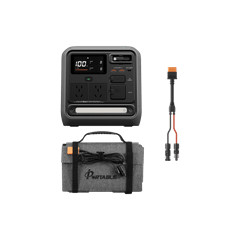 Kit de charge solaire pliable 100W