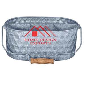 Caddie en métal galvanisé Best Seller Rangement d'ustensiles de cuisine à domicile avec plusieurs compartiments pour la vaisselle - Product Image 4