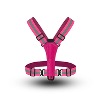 Gilet de course LED réfléchissant personnalisé avec logo imprimé, rechargeable par USB, durable, pour toutes les saisons, idéal pour les fêtes
