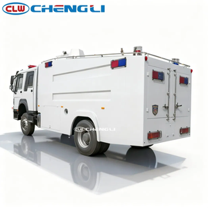 CLW เรือบรรทุกบุคลากรหุ้มเกราะ4X2 HOWO ใหม่พร้อมปืนใหญ่น้ำแรงดันสูงสำหรับภารกิจรักษาความปลอดภัย - Product Image 1