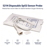 Nouvelle sonde de capteur SpO2 jetable originale 521N, en tissu non tissé médical, pour la surveillance de l'oxygène chez les adultes et les nouveau-nés, certifiée CE