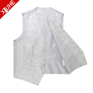 طقم زفاف رجالي أبيض من بيزلي بسعر الجملة مخصص من مصنع المعدات الأصلي وتصنيع التصميم الأصلي - Product Image 3