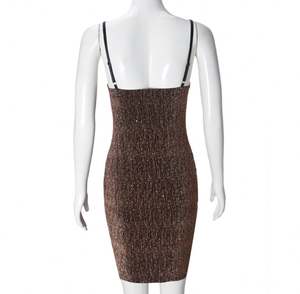 Dropshipping yaz moda parti seksi balo taklidi elbiseler Halter Backless u-boyun Bodycon Mini elbise kadın elbise - Product Image 3