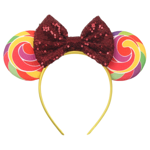 नए आगमन फैशनेबल माउस कान बाल सहायक प्यारा कार्टून sein धनुष माउस कान हेडबैंड - Product Image 3