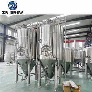 Fermentador inxo Birra 300L 500L 1000L tanque de fermentación cerveza
