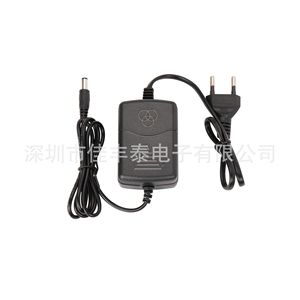 Rey.1 12V 2A Dual-Wire <b>Eu</b> Power <b>Adapter</b> With Round Pin <b>Plug</b> For Export Use Ce Fcc Certified - Product Image 3