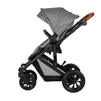 Poussettes bébé 4 en 1 luxe siège auto poussette haute vue bébé landau designer mode luxe