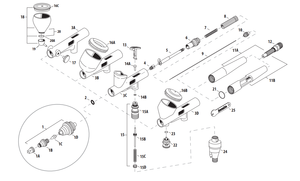 דור חדש סטנדרטי iwata מותאם אישית מיקרון CM-B צבע - Product Image 6