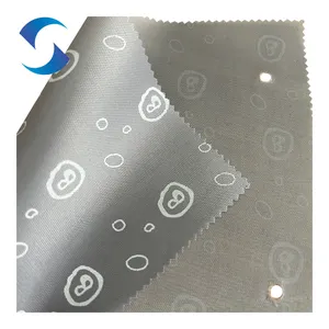 210D polyester elastane fabric printing on fabrics PA coated waterproof fabric polyester printed for raincoat