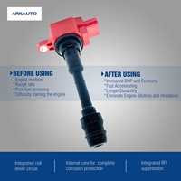 Bobine d'allumage rouge haute énergie UF350 pour NISSAN ALTIMA L31 J31 x-trail T30 2.0 2.5 QR25 QR20