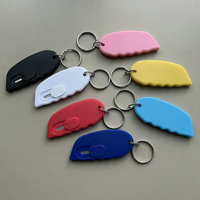 Couteau utilitaire miniature rétractable portable, porte-clés, coupe-boîte de poche, ouvre-lettre, outil de déballage de colis express, papeterie de bureau