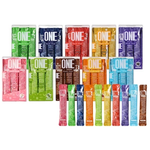 ONE Bandes <span class=keywords><strong>de</strong></span> <span class=keywords><strong>bain</strong></span> <span class=keywords><strong>de</strong></span> <span class=keywords><strong>bouche</strong></span> hypoallergéniques pour le soulagement <span class=keywords><strong>de</strong></span> l'<span class=keywords><strong>halitose</strong></span>, saveurs tropicales assorties, sachet individuel, pour voyage et usage portable - Product Image 6