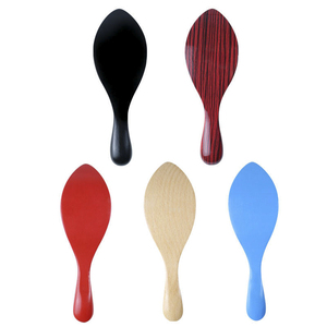 Brosse à ondulations à angle incurvé à 360°, moyennement dure, en nylon renforcé et poils de sanglier, avec manche en <span class=keywords><strong>bois</strong></span>, <span class=keywords><strong>pour</strong></span> extensions capillaires et séchage - Product Image 3