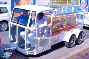 Corbillard de moto fabriqués à la main remorque funéraire avec bon prix - Product Image 6