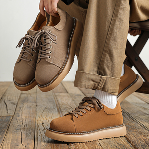 Chaussures de sécurité personnalisées confortables et respirantes en cuir pleine fleur, anti-écrasement, avec embout en acier - Product Image 4