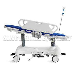 รถเข็นเปลสำหรับเคลื่อนย้ายผู้ป่วยในโรงพยาบาลพร้อมเสา IV พร้อมล้อล็อกส่วนกลาง - Product Image 5