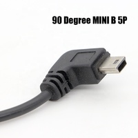 Cable de serie Mini B, ángulo recto de 90 grados, personalizado, USB a hembra, DB9, RS232