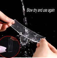Cinta Adhesiva Transparente de Doble Cara Nano, Impermeable, para Colgar Cuadros, Pósters y Uso General