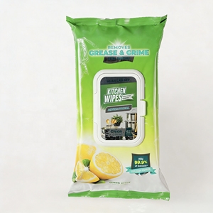 42 Toallitas de Cocina con Aroma a Limón, Material Spunlace, Eficaces para Eliminar Manchas de Grasa - Product Image 1