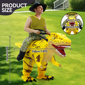 <span class=keywords><strong>Costume</strong></span> de dinosaure T-Rex <span class=keywords><strong>gonflable</strong></span> réaliste pour adultes pour les fêtes d'Halloween - En stock, <span class=keywords><strong>location</strong></span> - Product Image 3