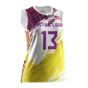 Camiseta Deportiva de Voleibol Sublimada de Alta Calidad, Secado Rápido, Personalizada, para Gimnasio, Ropa Deportiva de Voleibol Sublimada para Mujer - Product Image 3