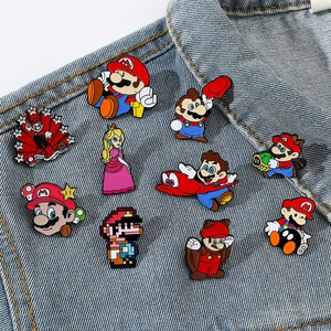 เข็มกลัดโลหะเคลือบไฟฟ้า 154 แบบ ลายการ์ตูนเกม สำหรับติดเสื้อ ซูเปอร์มาริโอ กอริลลา ของขวัญ ของแท้จากโรงงาน - Product Image 2