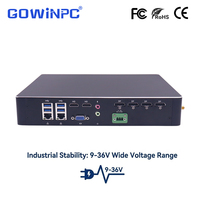 Computadora Industrial en Caja, 2LAN, 2COM, 3*HDMI, Ranura PCIe x16 para Gateway Industrial IoT 9700 8500 6500