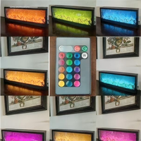 Lampe LED USB à effet de cheminée sans chauffage, simulation de flamme, couleur unique ou RVB en option, boîtier noir ou blanc pour la décoration du salon