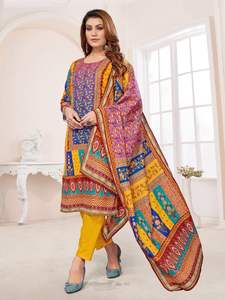 Prix d'usine direct imprimé mousseline séquence travail costume pakistanais pour fête et mariage porter de l'Inde exportation - Product Image 5