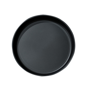Europäischer Stil Massives Polypropylen Schwarzes Rundes Tablett für Hotel-Dinner, Haushalt, Teetassen-Aufbewahrung, Café, Brot- und Kuchenplatte - Product Image 5
