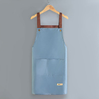 Tablier sans manches à bavette jetable personnalisable en PVC avec logo revêtement personnalisé bon marché en plastique respirant