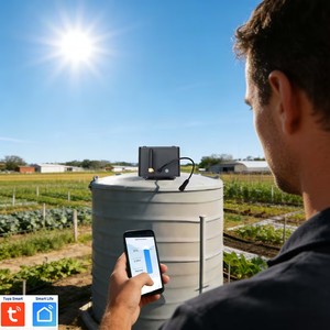 Detector de Agua Subterránea Inteligente con APP Tuya, Indicador de Nivel de Tanque Ultrasónico a Batería, Sensor de Nivel de Líquido Alto/Bajo con Energía Solar - Product Image 2