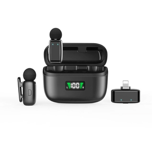 SX35 Mini Noise Reduction Wireless Lavalier <strong>Microphone</strong> Lapel Wireless Mic Micro Tie for iPhone iPad <strong>Android</strong> <strong>Vlog</strong> - Product Image 1