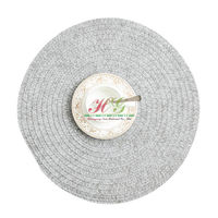 Offre Spéciale HuanGang usine bande napperon forme ronde napperons de cuisine de luxe nécessaire