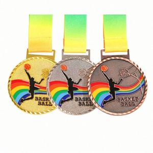Production de médailles personnalisées pour jeux d'enfants, marathons, plaques commémoratives haut de gamme en or, argent et bronze, avec impression de logo - Product Image 3