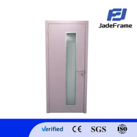 Puerta de Acero Inoxidable de Lujo Personalizada para Cuarto Limpio de Hospital, Diseño Moderno para Clínica Dental y Hospital Privado