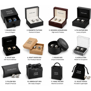 Mancuernillas de Metal con Láser Dorado y Plateado <span class=keywords><strong>para</strong></span> Camisa de Puño Francés, Moda, Negocios, Formal, Boda, Fiesta, Uso Diario, Venta al por Mayor - Product Image 6